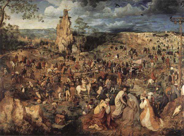 Pieter Bruegel Christ Carring the Cross oil painting picture